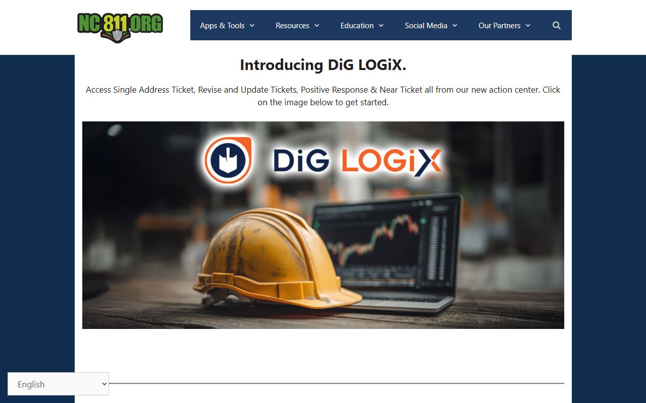 NC 811 utility location service for call-before-you-dig requests